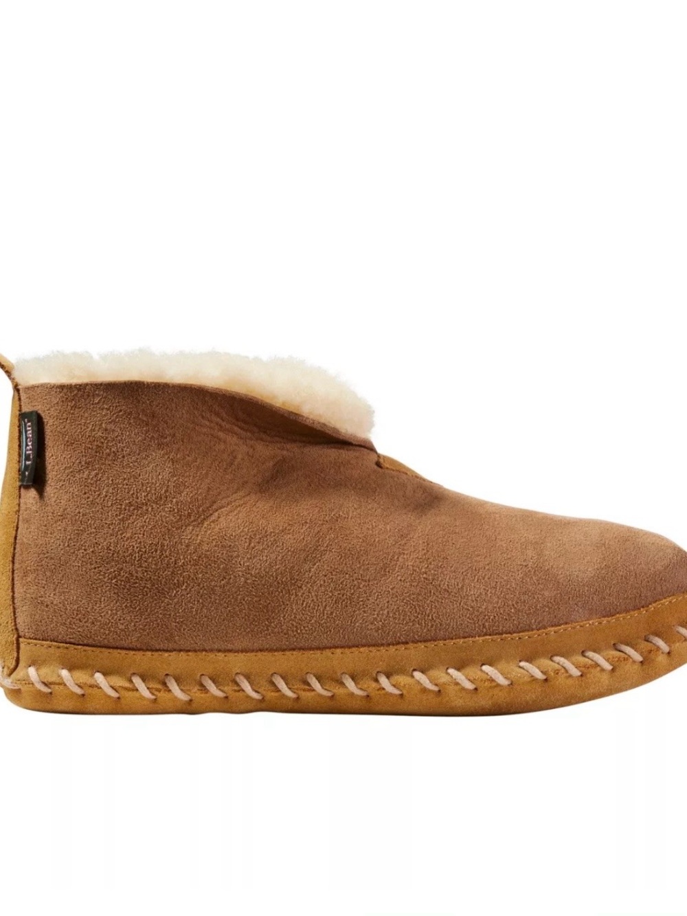 L.L.Bean Wicked Good Slippers
Chestnut Shearling-Lined Slip-Ons